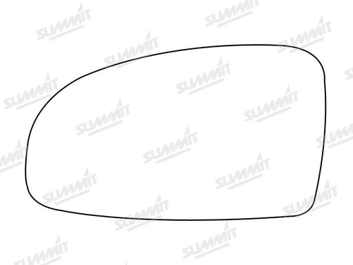 Summit Stick-On Standard Mirror Glass fits Daewoo Kalos 02 on LHS - Summit Shop