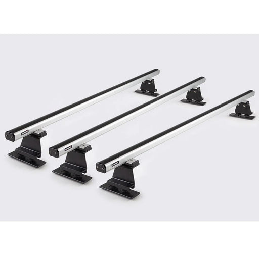 Summit Commercial 3 x Aluminium Fixed Point Roof Bars Rack 1.7m SULC-015 - Summit Shop