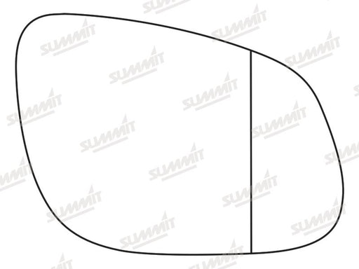 Summit Stick-On Aspheric Mirror Glass fits Kia Rio RHS - Summit Shop