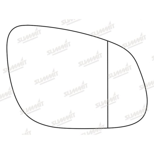 Summit Stick-On Aspheric Mirror Glass fits Kia Rio RHS - Summit Shop
