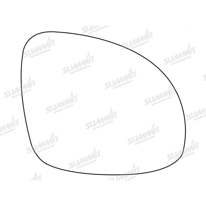 Summit Heated Base Plate With Standard Mirror Glass fits VW Tiguan/Sharan RHS - Summit Shop