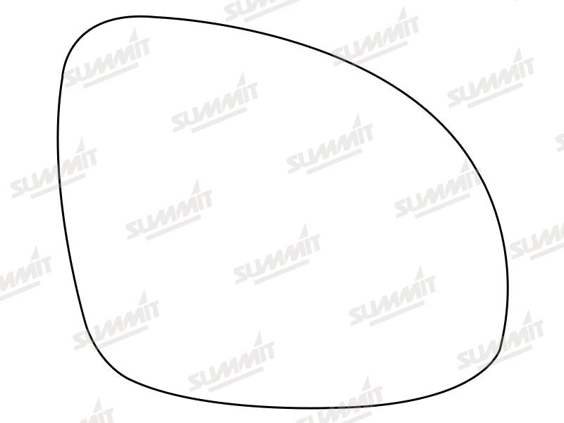 Summit Heated Base Plate With Standard Mirror Glass fits VW Tiguan/Sharan RHS - Summit Shop