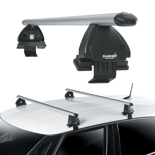 Summit SUP-A089 Premium Aluminium Multi-Fit Roof Bars, Lockable, Set of 2 - Summit Shop