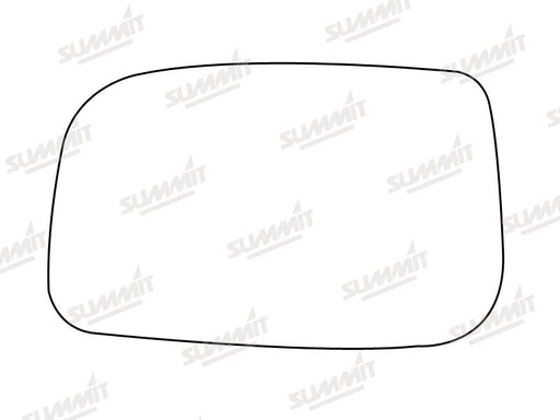 Summit Stick-On Anti Dazzle Mirror Glass fits Toyota Avensis 02 on LHS - Summit Shop