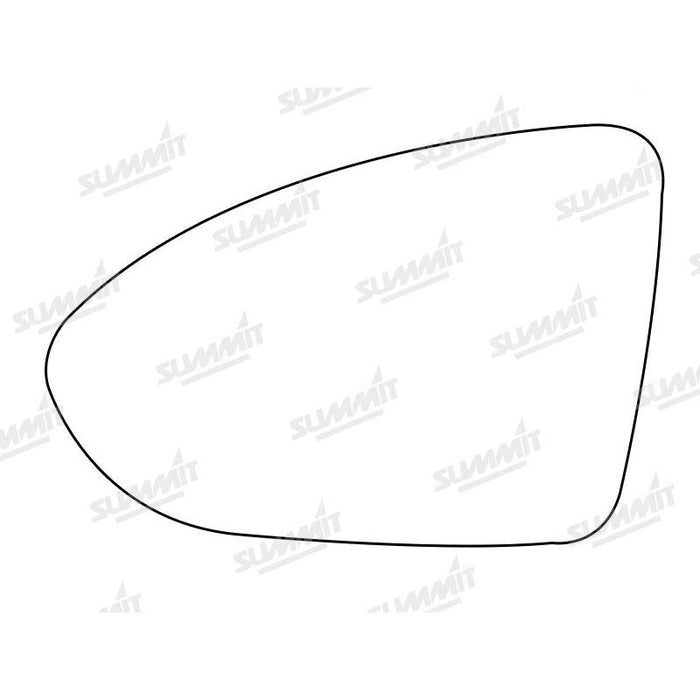 Summit Stick-On Aspheric Mirror Glass fits VW Golf Mk7 2013 on LHS - Summit Shop