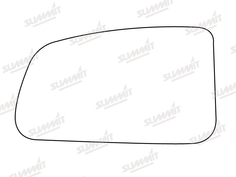 Summit Stick-On Standard Mirror Glass fits Kia Rio Wagon 05 on LHS - Summit Shop