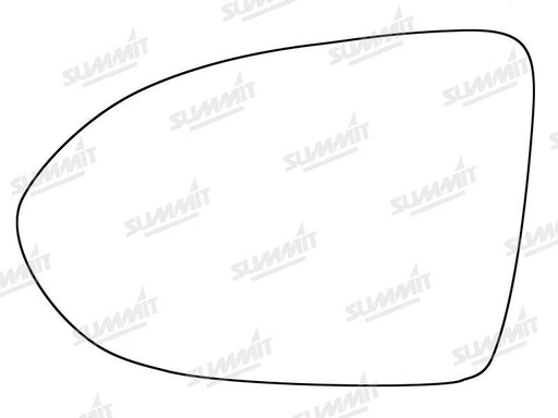 Summit Heated Base Plate With Standard Mirror Glass fits VW Passat 15 on LHS - Summit Shop