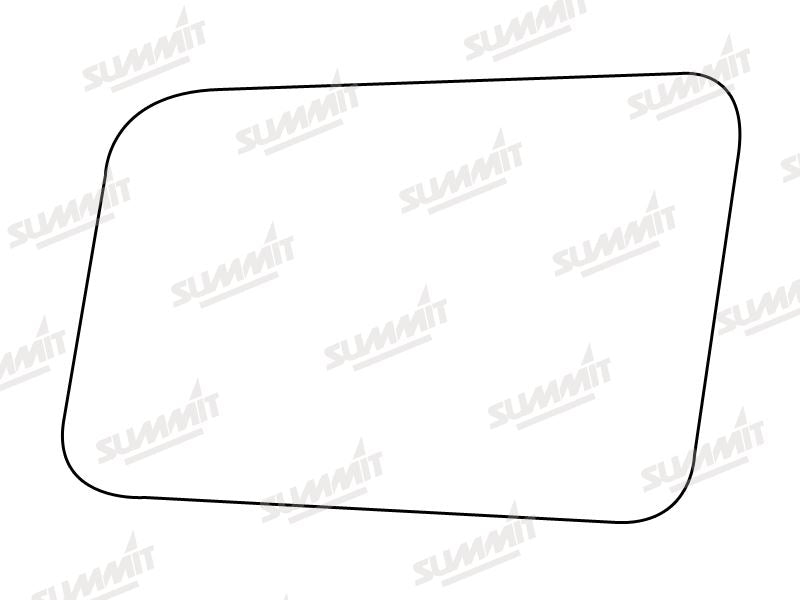 Summit Stick-On Anti Dazzle Mirror Glass fits Vauxhall Astra LHS - Summit Shop