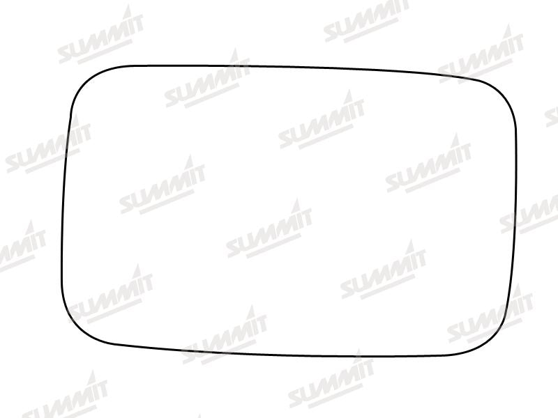 Summit Stick-On Anti Dazzle Mirror Glass fits BMW 3 5 Series LHS RHS - Summit Shop