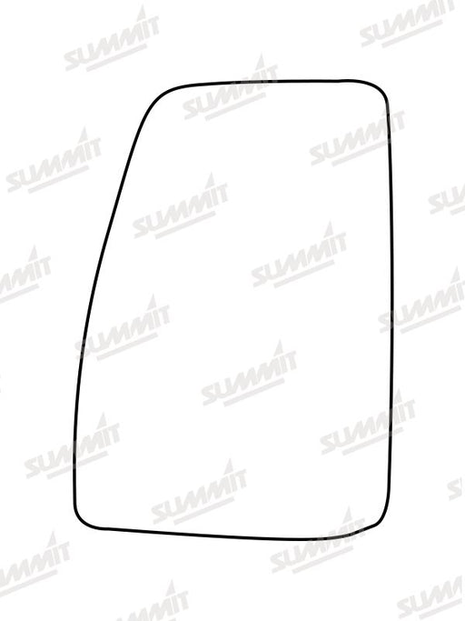 Summit Stick-On Commercial Mirror Glass fits Ford Transit Custom 12 to 17 LHS - Summit Shop