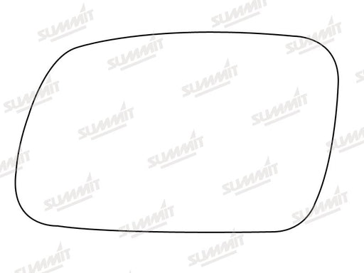 Summit Stick-On Standard Mirror Glass fits Peugeot 307 LHS - Summit Shop