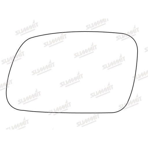 Summit Stick-On Standard Mirror Glass fits Peugeot 307 LHS - Summit Shop
