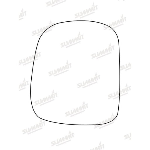 Summit Stick-On Standard Mirror Glass fits Nissan Serena RHS - Summit Shop