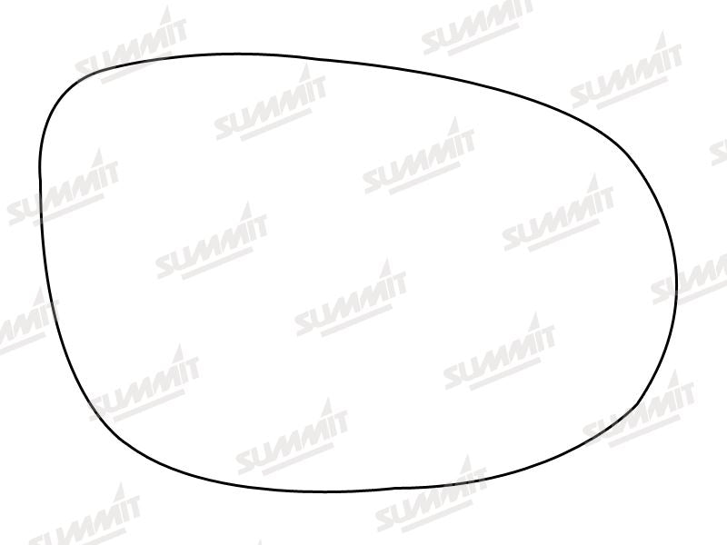 Summit Heated Base Plate With Standard Mirror Glass fits Ford Ka 09 on RHS - Summit Shop