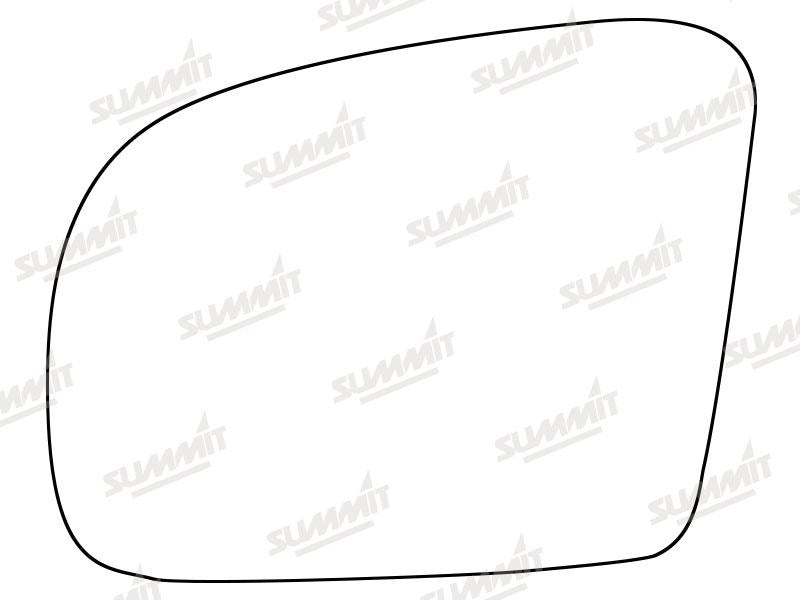 Summit Stick-On Standard Mirror Glass fits Mercedes M Class 08 to 15 LHS - Summit Shop
