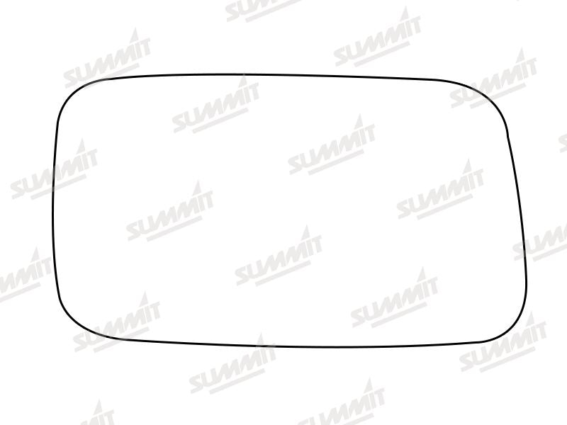 Summit Stick-On Standard Mirror Glass fits Fiat Cinquecento RHS - Summit Shop