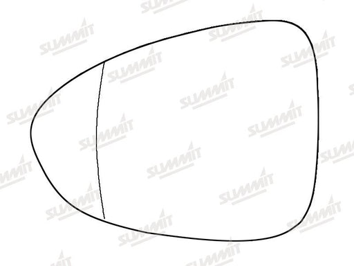 Summit Stick-On Standard Mirror Glass fits Vauxhall Zafira Tourer LHS - Summit Shop