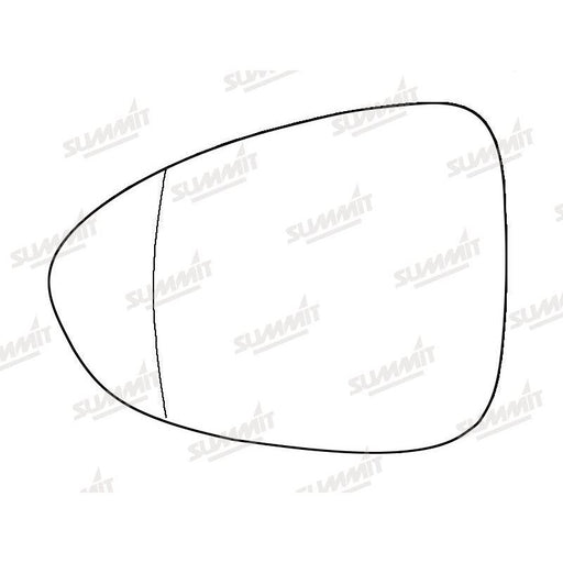 Summit Stick-On Standard Mirror Glass fits Vauxhall Zafira Tourer LHS - Summit Shop