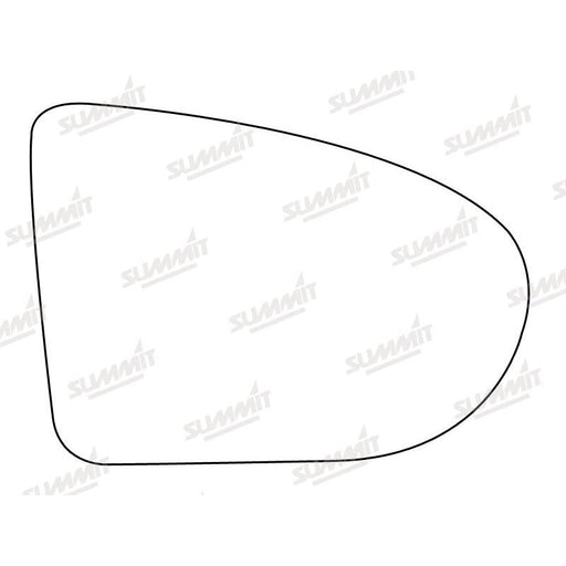Summit Heated Base Plate With Standard Mirror Glass fits Nissan Qashqai 08 on RHS - Summit Shop