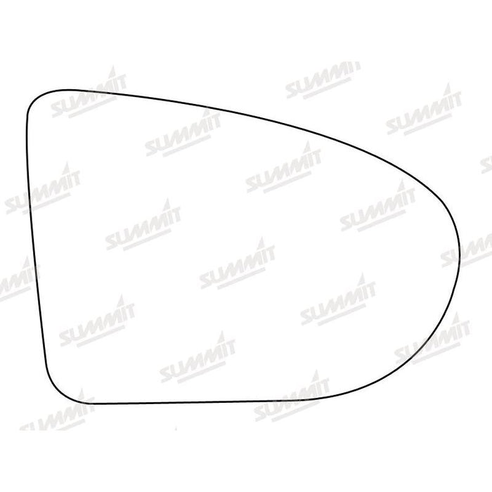 Summit Heated Base Plate With Standard Mirror Glass fits Nissan Qashqai 08 on RHS - Summit Shop