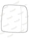 Summit Stick-On Commercial Mirror Glass fits Renault Trafic 16 On RHS - Summit Shop