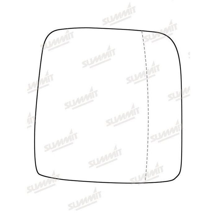 Summit Stick-On Commercial Mirror Glass fits Renault Trafic 16 On RHS - Summit Shop