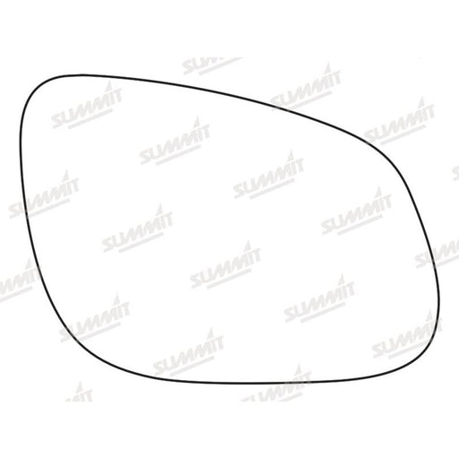 Summit Stick-On Standard Mirror Glass fits Kia Rio RHS - Summit Shop
