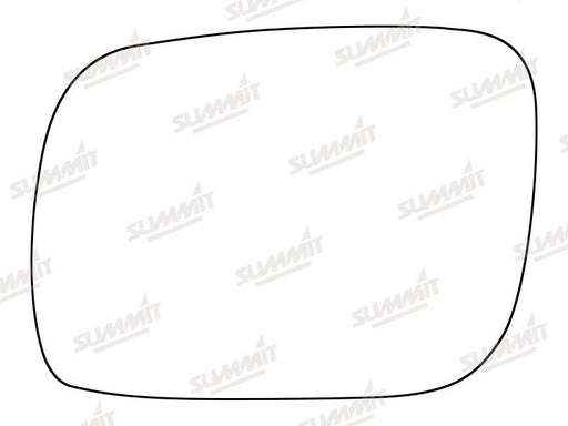 Summit Stick-On Standard Mirror Glass fits VW Touareg 02 to 06 LHS - Summit Shop