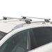 SUP-915 Premium Railing Roof Bar for Cars with Raised Running Rails, Aluminium, Set of 2, Silver - Summit Shop