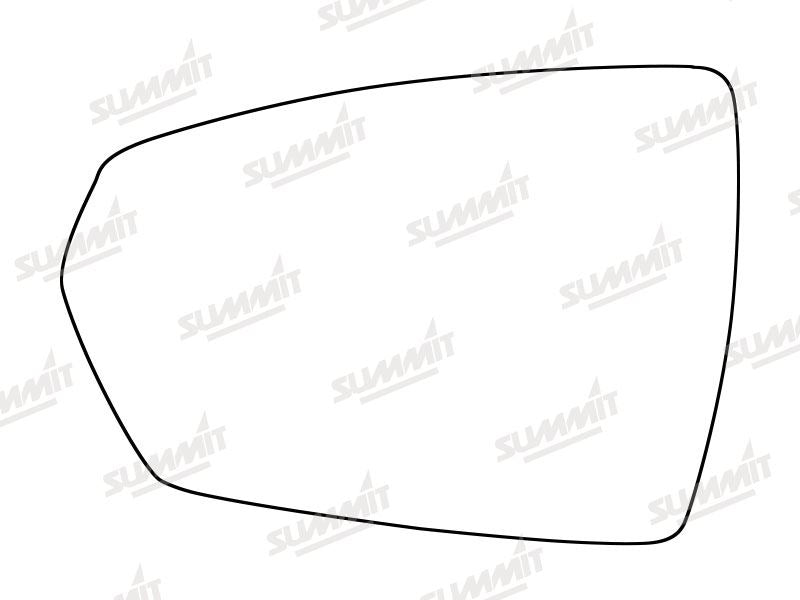 Summit Heated Base Plate With Standard Mirror Glass fits VW Polo 17 on LHS - Summit Shop