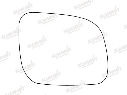 Summit Stick-On Aspheric Mirror Glass fits VW Lupo 99 to 00 RHS - Summit Shop