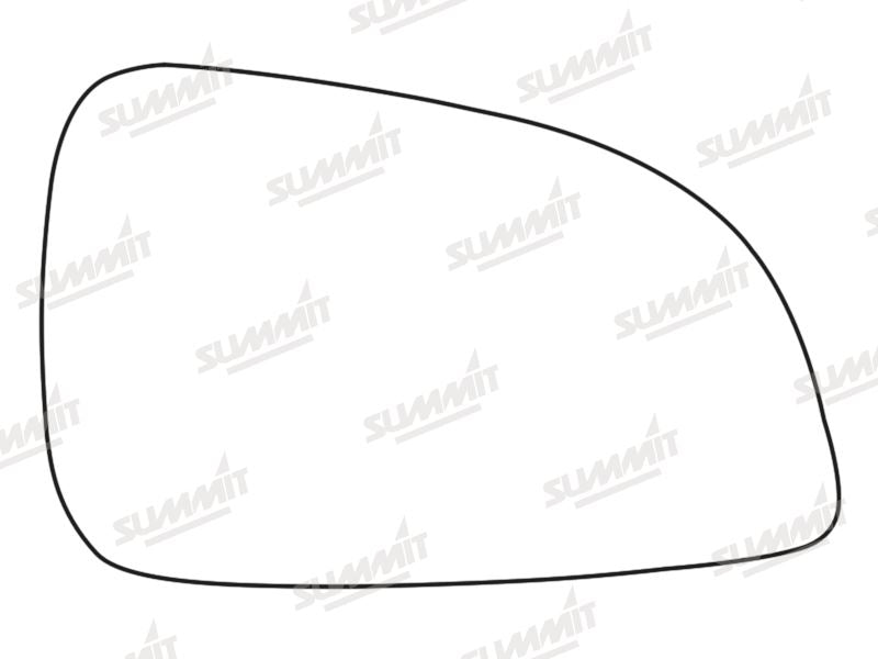 Summit Heated Backing Plate with Standard Glass fits Vauxhall Astra 09-11 RHS - Summit Shop