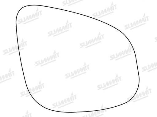 Summit Stick-On Aspheric Mirror Glass fits Renault Kangoo 12 on RHS - Summit Shop