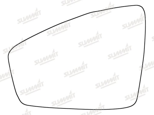 Summit Heated Base Plate With Standard Mirror Glass fits VW Tiguan 16 on LHS - Summit Shop