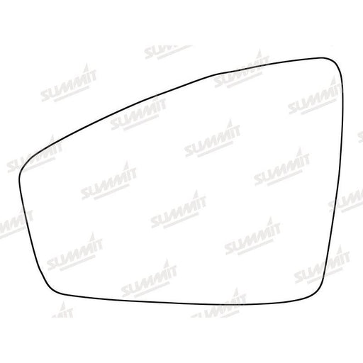 Summit Heated Base Plate With Standard Mirror Glass fits VW Tiguan 16 on LHS - Summit Shop