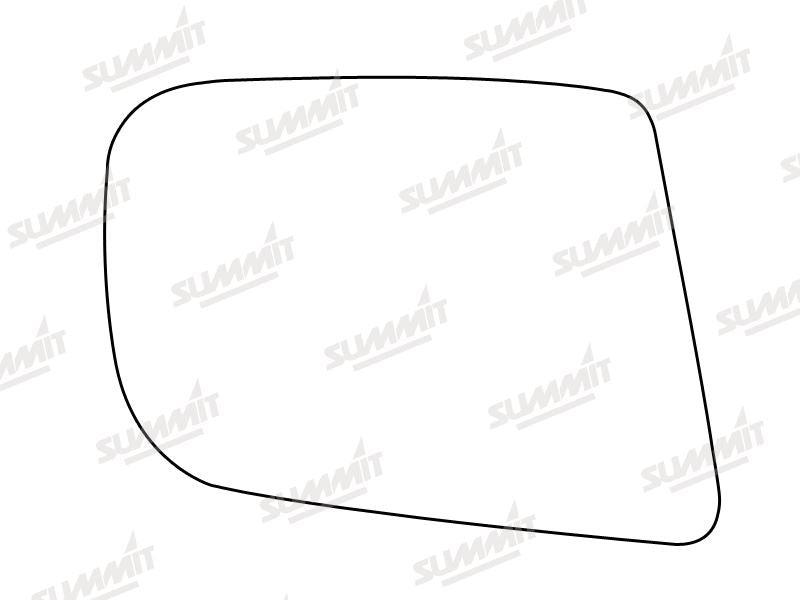 Summit Stick-On Standard Mirror Glass fits Vauxhall Carlton RHS - Summit Shop