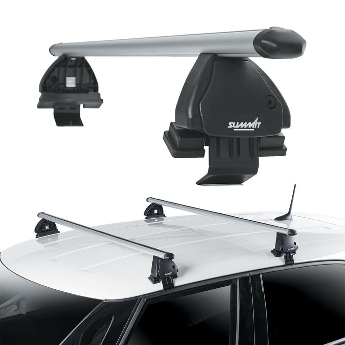 Summit SUP-A093 Premium Aluminium Multi-Fit Roof Bars, Lockable, Set of 2 - Summit Shop