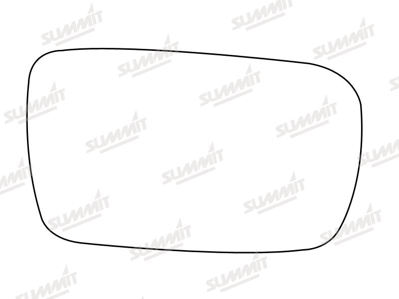 Summit Stick-On Standard Mirror Glass fits Toyota Yaris LHS - Summit Shop