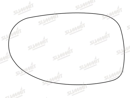 Summit Heated Base Plate With Blind Spot Mirror Glass fits Citroen C5 RHS - Summit Shop