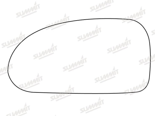 Summit Stick-On Standard Mirror Glass fits Hyundai Coupe LHS - Summit Shop