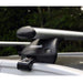 SUP-957D Premium Integrated Railing Bar for Cars with Running Rails, Aluminium, Set of 2 - Summit Shop