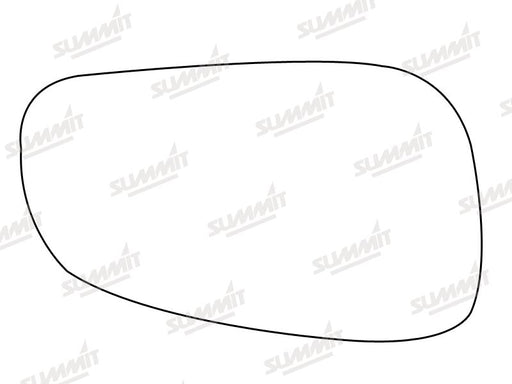 Summit Stick-On Aspheric Mirror Glass fits Volvo S60 V70 00 on RHS - Summit Shop