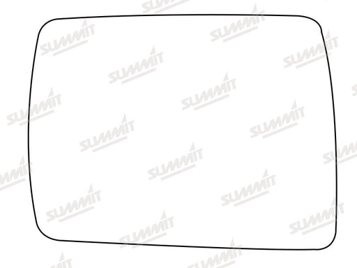 Summit Stick-On Standard Mirror Glass fits Daihatsu Fourtrak LHS - Summit Shop