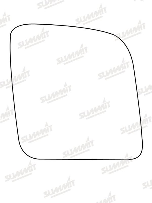 Summit Non-Heated Base Plate With Commercial Mirror Glass fits Ford Transit Connect RHS - Summit Shop
