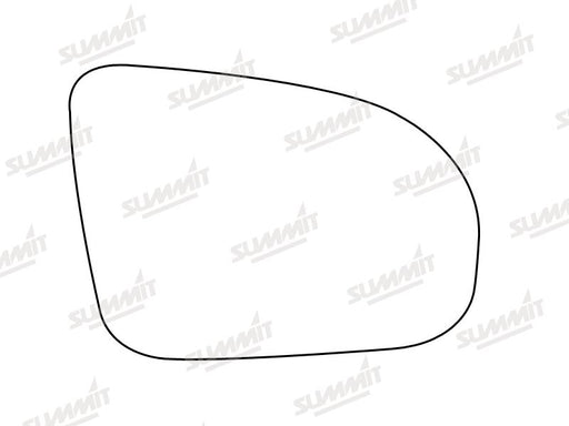 Summit Stick-On Standard Mirror Glass fits Vauxhall Corsa 93 to 00 RHS - Summit Shop