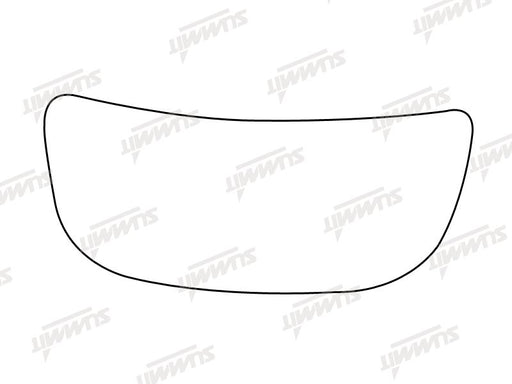 Summit Stick-On Commercial Lower Blind-Spot Mirror Glass fits Renault Traffic, Nissan Primastar, Vauxhall Vivaro RHS - Summit Shop