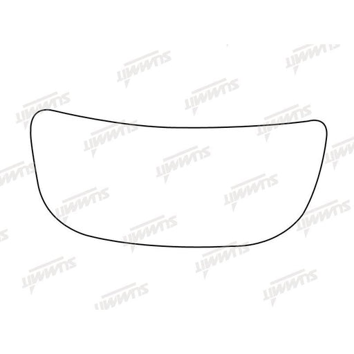 Summit Stick-On Commercial Lower Blind-Spot Mirror Glass fits Renault Traffic, Nissan Primastar, Vauxhall Vivaro RHS - Summit Shop