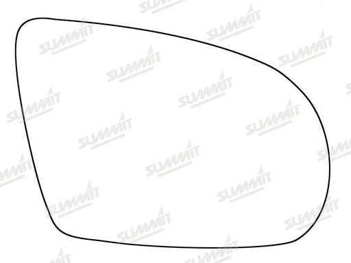 Summit Stick-On Standard Mirror Glass fits Audi A8 11 to 14 RHS - Summit Shop