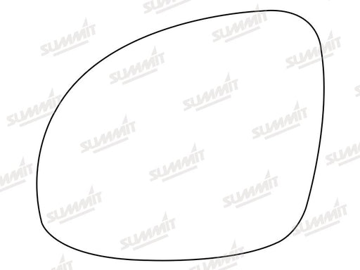 Summit Heated Base Plate With Standard Mirror Glass fits VW Tiguan / Sharan LHS - Summit Shop