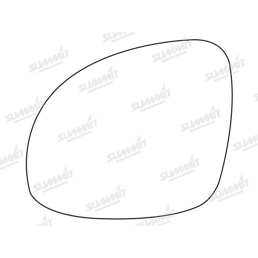 Summit Heated Base Plate With Standard Mirror Glass fits VW Tiguan / Sharan LHS - Summit Shop